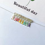 Ribbon Awareness Charms Pendants DIY Bracelet Jewelry