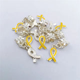 Ribbon Awareness Charms Pendants DIY Bracelet Jewelry