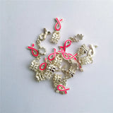 Ribbon Awareness Charms Pendants DIY Bracelet Jewelry