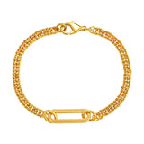 PC9 Layered Letter Initial Heart Bracelet 14K Jewelry