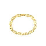 PC9 Layered Letter Initial Heart Bracelet 14K Jewelry