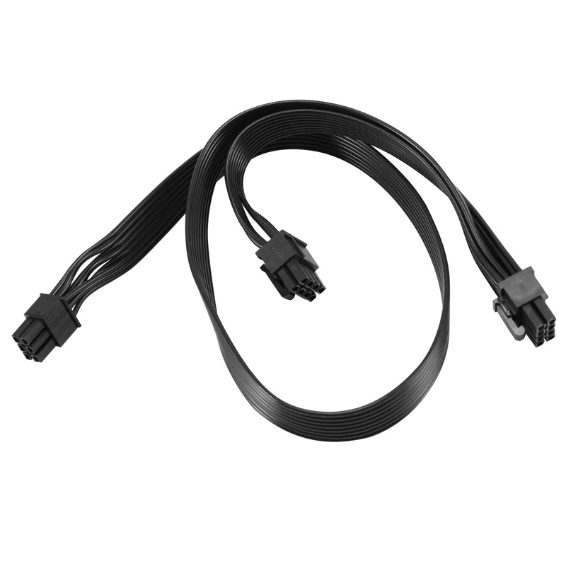 PCI-E 6 Pin to 2 Ports 6+2 Pin Power Supply Cable for V Series PSU
