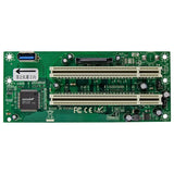 PCIe X1 to Dual PCI Adapter Card for Router 2.5Gbps