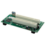 PCIe X1 to Dual PCI Adapter Card for Router 2.5Gbps