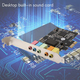 PCI-E Sound Card CMI8738 Chip 32/64 Bit Stereo 5.1 Desktop Built-in Sound Card