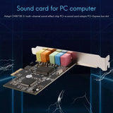 PCI-E Sound Card CMI8738 Chip 32/64 Bit Stereo 5.1 Desktop Built-in Sound Card