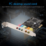 PCI-E Sound Card CMI8738 Chip 32/64 Bit Stereo 5.1 Desktop Built-in Sound Card