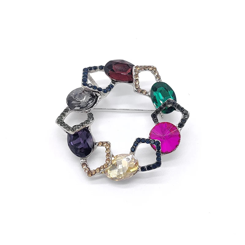 Retro Zircon High-end Corsage Brooch