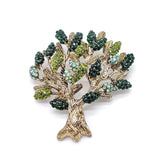 Lavender Tree Point Ziron High-end Brooch Pin