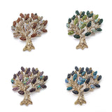 Lavender Tree Point Ziron High-end Brooch Pin