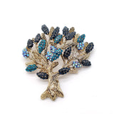 Lavender Tree Point Ziron High-end Brooch Pin