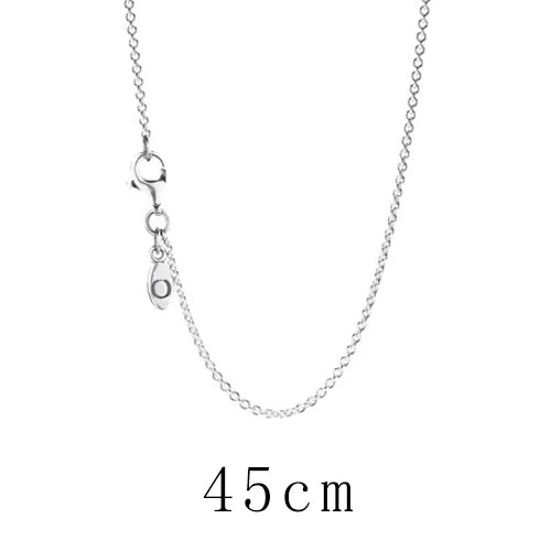 925 Silver Floating Locket Heart Key Necklace