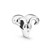925 Silver Winter Zodiac Charm Beads for DIY Bracelet