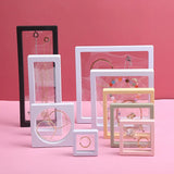 PE Film Brooch Coin Storage Box Display Rack Case