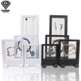 PE Film Brooch Coin Jewelry Storage Box Exhibition Display Rack Case