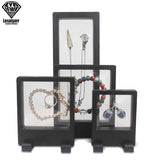 PE Film Brooch Coin Jewelry Storage Box Exhibition Display Rack Case