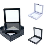 PE Film Brooch Coin Jewelry Storage Box Dustproof Exhibition Decoration
