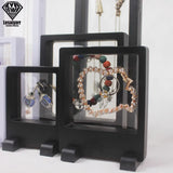 PE Film Brooch Coin Jewelry Storage Box Exhibition Display Rack Case