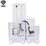 PE Film Brooch Coin Jewelry Storage Box Exhibition Display Rack Case