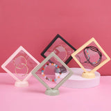 PE Film Brooch Coin Storage Box Display Rack Case