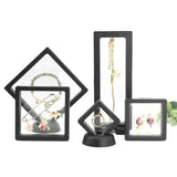 PE Film Brooch Coin Storage Box Display Rack Case