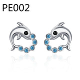 Bird Tassel Crystal Earrings Women's Jewelry