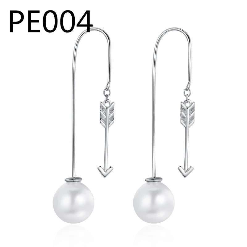 PE1 Punk Minimalist Word Stud Earrings Allergy Rod Earpins Ear Plug Alloy