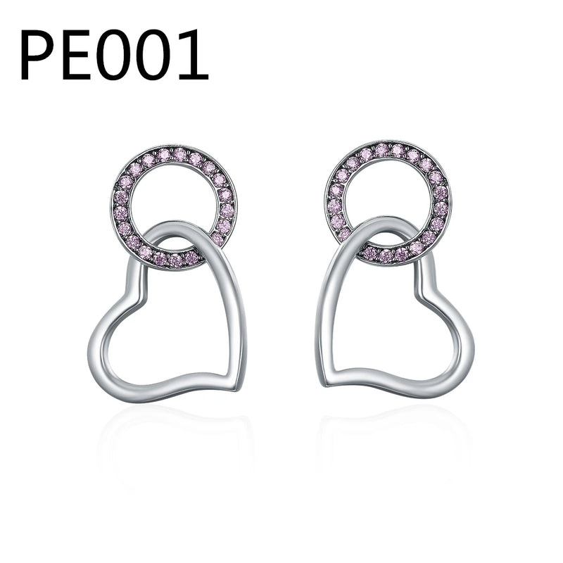 PE1 Punk Minimalist Word Stud Earrings Allergy Rod Earpins Ear Plug