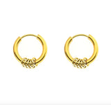 PE4 Punk Cross Cartilage Drop Earrings MZ6666