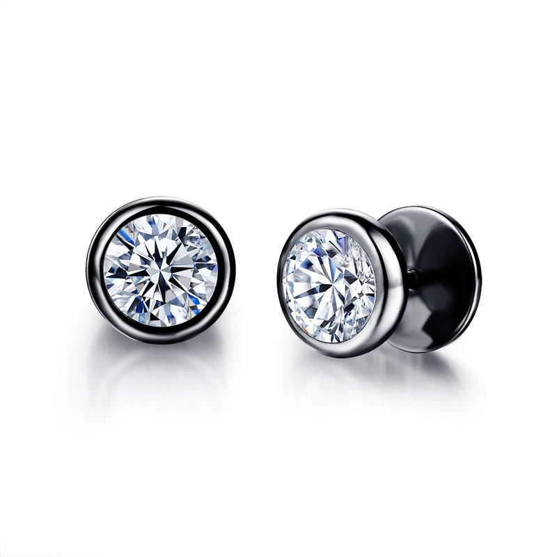 Neon Circle Earrings 925 Sterling Silver Huggies