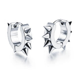 Neon Round Circle Jewelry Earrings 925 Sterling Silver Huggie Earrings
