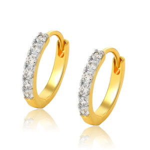 Zircon Punk Dangle Hoop Earrings Summer Wedding Jewelry