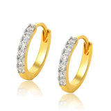 Zircon Punk Dangle Hoop Earrings Summer Wedding Jewelry