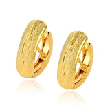 Round Hoop Earrings For Women Huggie Sleeper Earring