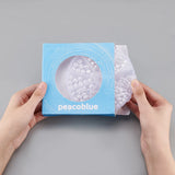 PEACOBLUE Pearl Beads 10 Sizes Round Pearl Beads Loose Bracelet Pearls