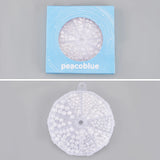 PEACOBLUE Pearl Beads 10 Sizes Round Pearl Beads Loose Bracelet Pearls
