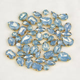 50pcs Opal Rhinestone Mixed Shape Sew On Resin Rhinestone DIY Accessories