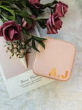 Personalised Initial Jewellery Box Travel Case for Jewellery