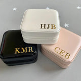 Personalised Jewellery Box Travel Case Bridesmaid Proposal Valentine Gift