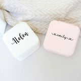 Personalised Jewellery Box Travel Case for Her