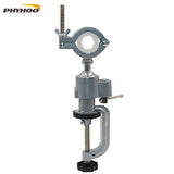 PHYHOO 360 Degree Aluminum Pliers Vise for Electric Drill