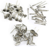 60PC Steel Brass Wire Wheel Brushes Set Kit for Rotary Tools Rust Polishing