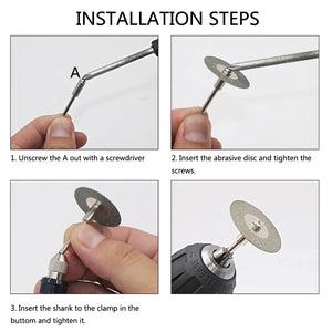 Mini Diamond Cutting Disc Grinding Wheel Saw Circular Cutter 10PCS