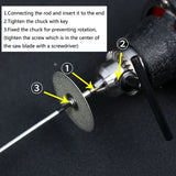 Mini Diamond Cutting Disc Grinding Wheel Saw Circular Cutter 10PCS