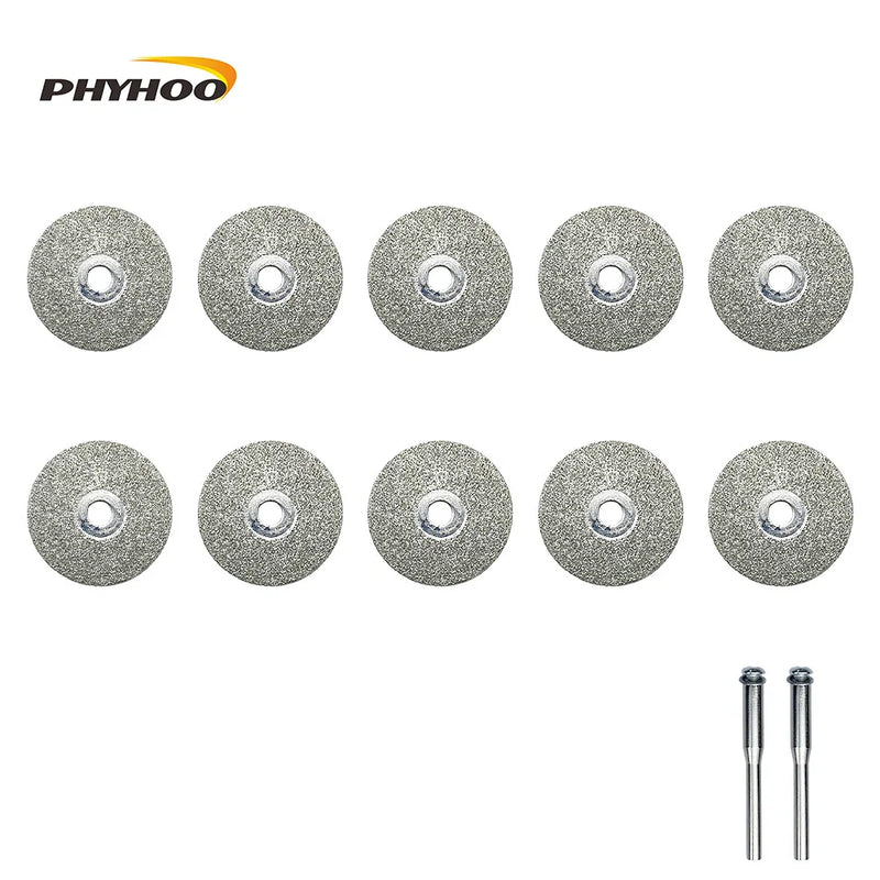 Mini Diamond Cutting Disc Grinding Wheel Saw Circular Cutter 10PCS