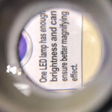 Monocle Magnifier 20X LED Light Watch Jewelry Identify Magnify