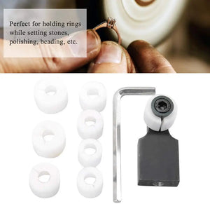 PHYHOO Jewelry Ring Setter Fixture Set Diamond Shaping Tool Set