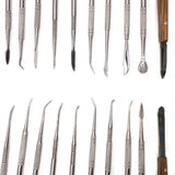 Stainless Steel Wax Engraving Kit with Storage Bag