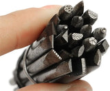 PHYHOO Steel Punches Flower Stamp Jewelry Metal Stamping Tools