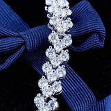 Crystal Bracelet Zircon Rhinestone Bangle Charm